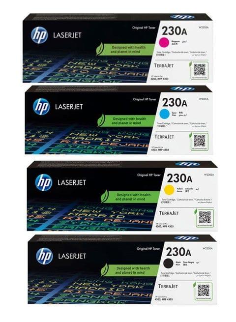 HP 230A TerraJet Toner Cartridges (CMYK)